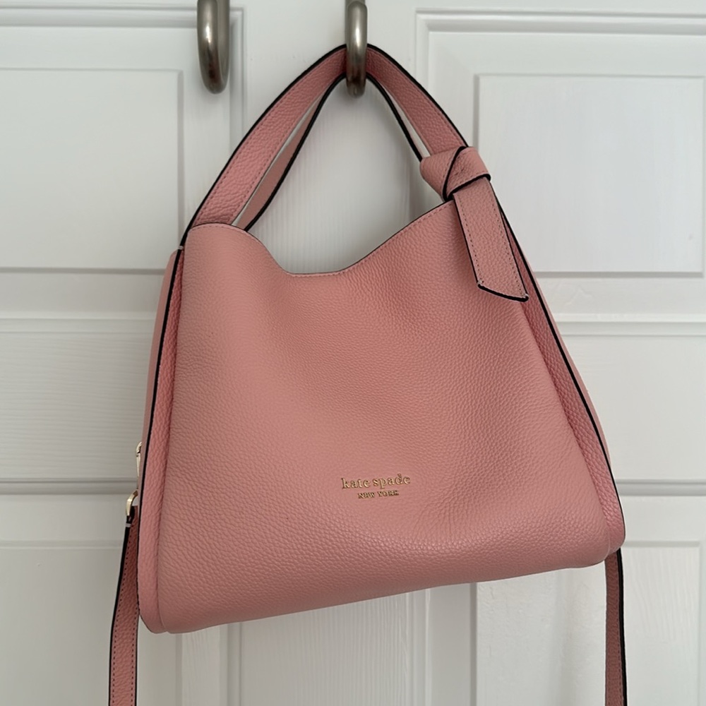 Kate Spade Knott Pink Medium Leather Tote